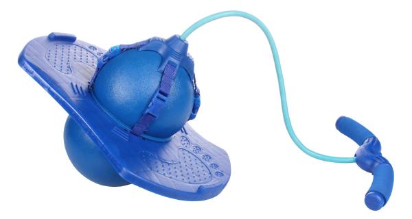 Merco Handle Jump Ball skákacia lopta s rukoväťou modrá