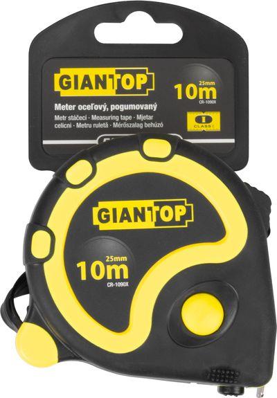 Meter GIANT CR-G16 CE 10 m, zvinovací, pogumovaný