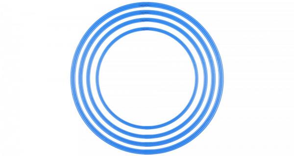 Merco HP kruh prekážkový modrá 40cm