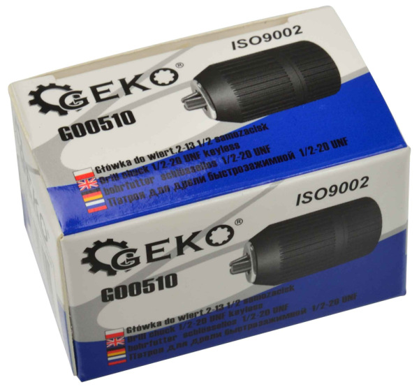 Skľučovadlo rýchloupínacie 2-13 mm, závit 1/2"-20UNF, GEKO 3
