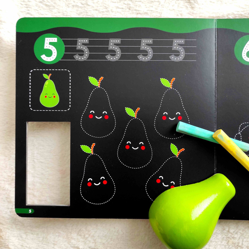 Čarovné kriedy Čísla a ovocie 1