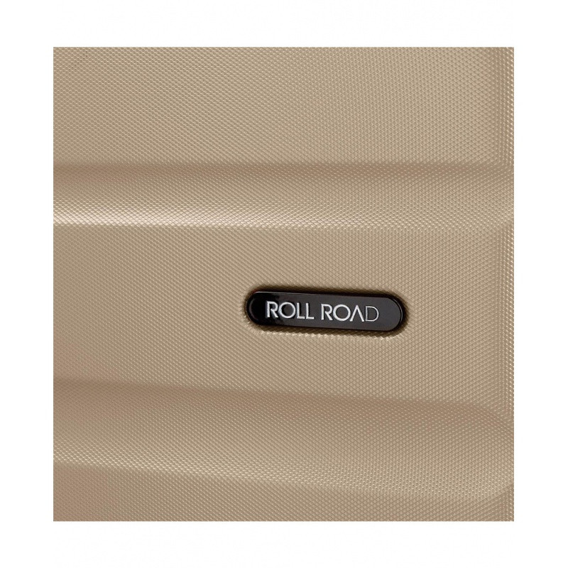 ROLL ROAD Flex Champagne, ABS Cestovný kufor, 75x52x28cm, 91L, 5849369 (large) 6
