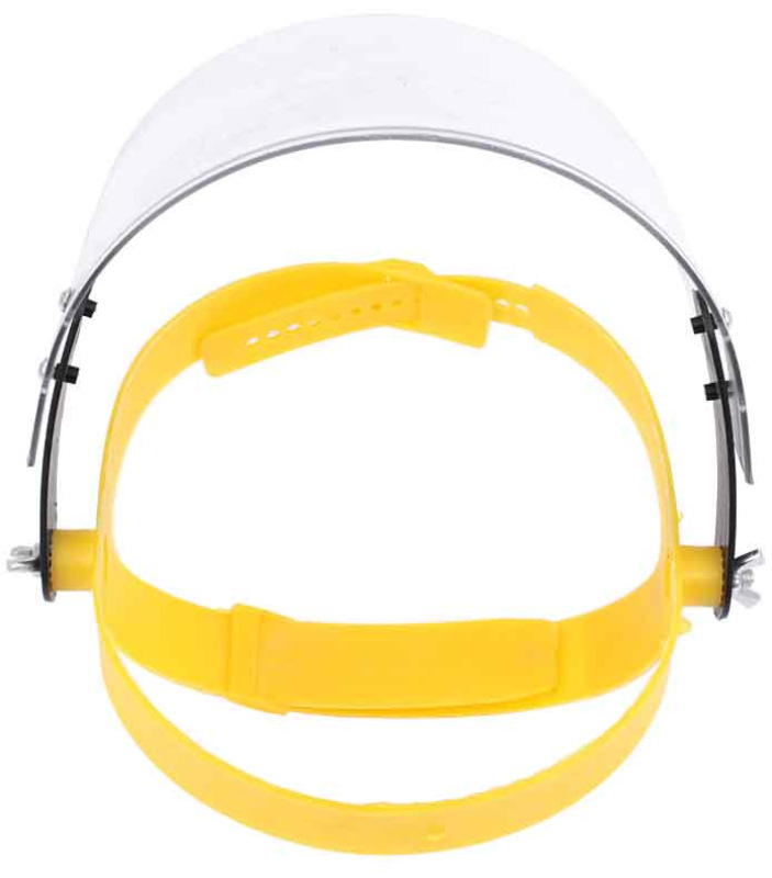 Ochranný štít na tvár z polykarbonátu, hrúbka 1,5 mm, XL-TOOLS 1