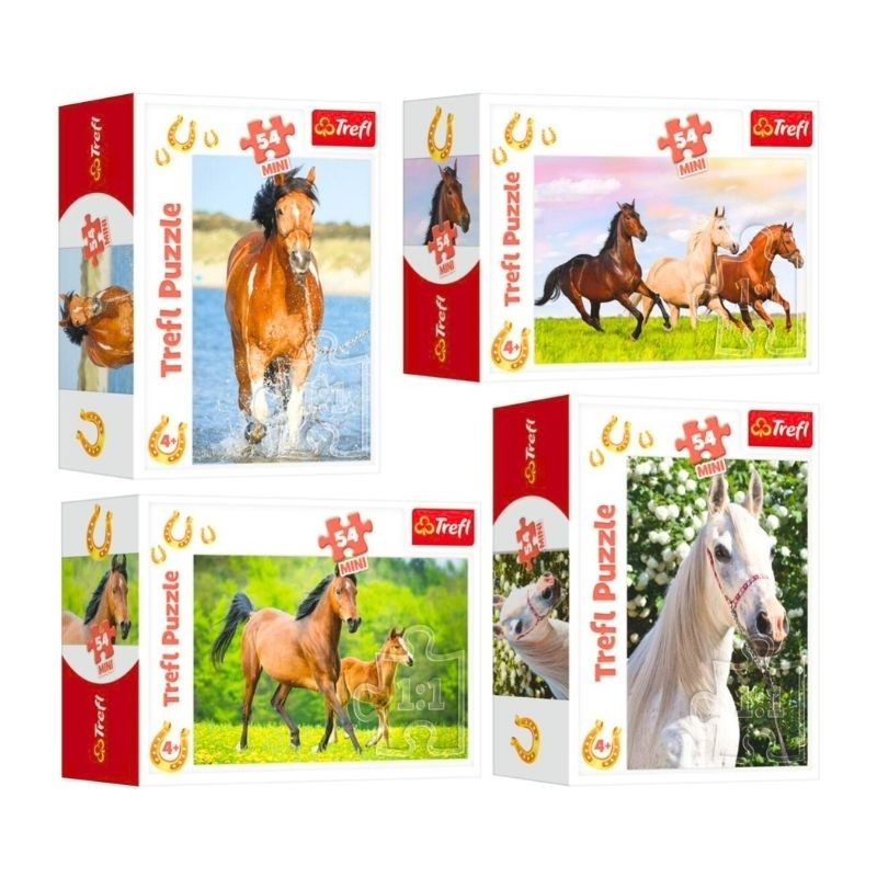 Minipuzzle Kone 54 dielikov - 4 druhy