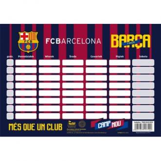 Rozvrh hodín / Timetable FC BARCELONA, FC-202, 708018003