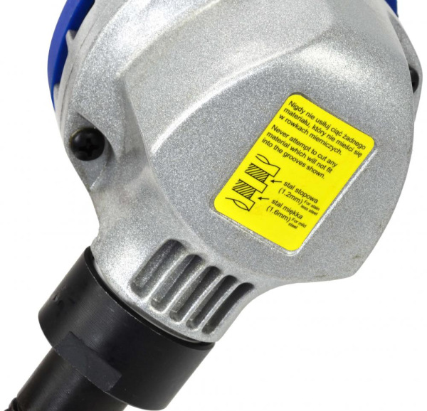 Elektrické nožnice na strihanie plechu, 500 W, max. hrúbka plechu 1,2 mm, GEKO 4