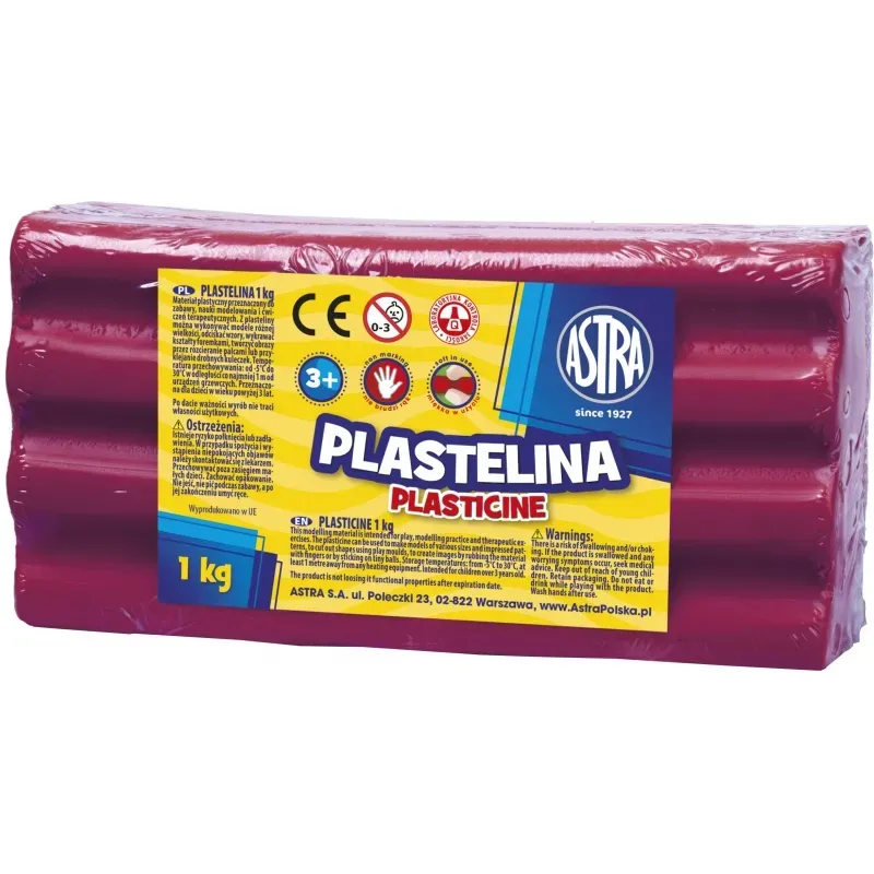 ASTRA Plastelína 1kg Purpurová, 303111009