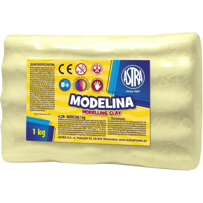 ASTRA Modelovacia hmota do rúry MODELINA 1kg Citrónová, 304118005