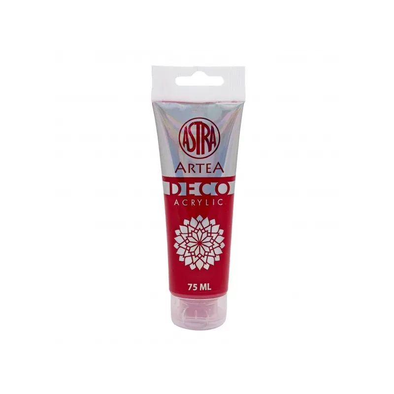 ASTRA ARTEA Deco, Akrylová farba 75ml, Deep Red / Tmavá Červená, 309123005