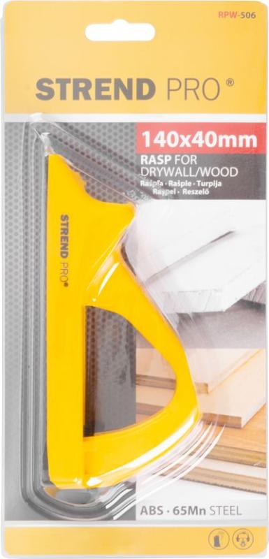 Rašpľa Strend Pro RPW-506, 140x40 mm, sadrokartón a drevo