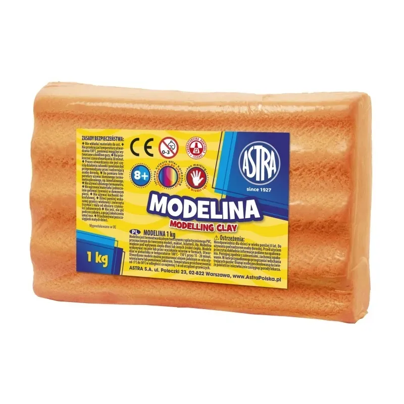 ASTRA Modelovacia hmota do rúry MODELINA 1kg Oranžová, 304111006