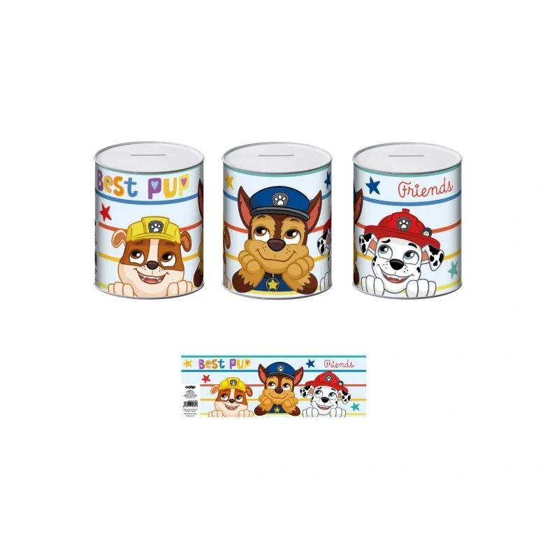 Plechová pokladnička PAW PATROL, PW15606 1