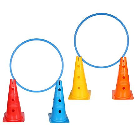 Vario kužeľ s otvormi žltá 38 cm 3