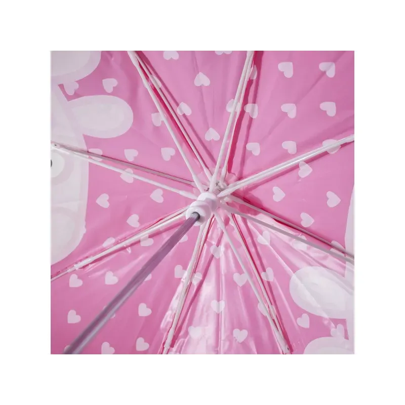 CERDÁ Detský dáždnik PEPPA PIG Pinkie Transparent, 2400000598