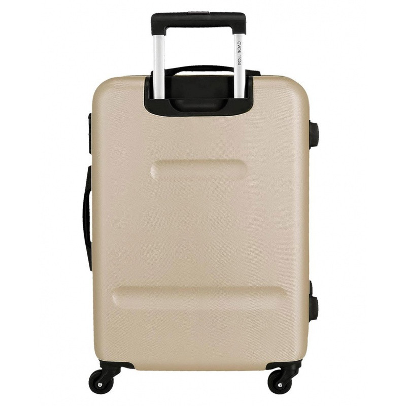 ROLL ROAD Flex Champagne, ABS Cestovný kufor, 75x52x28cm, 91L, 5849369 (large) 1