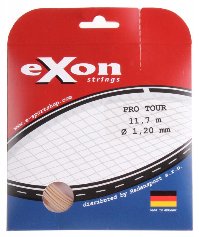 Exon Pro Tour tenisový výplet 11,7 m cappuccino, 1,25mm