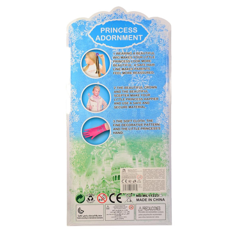 Ľadová súprava vrkoč, rukavica, ozdoby 2