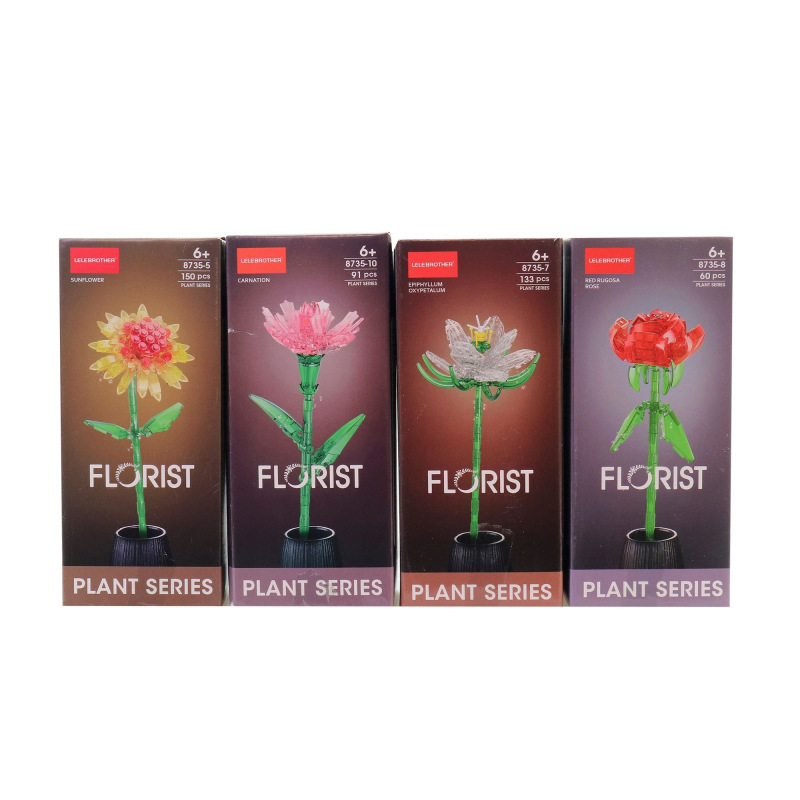 Stavebnica Kvetina - 12 druhov 3