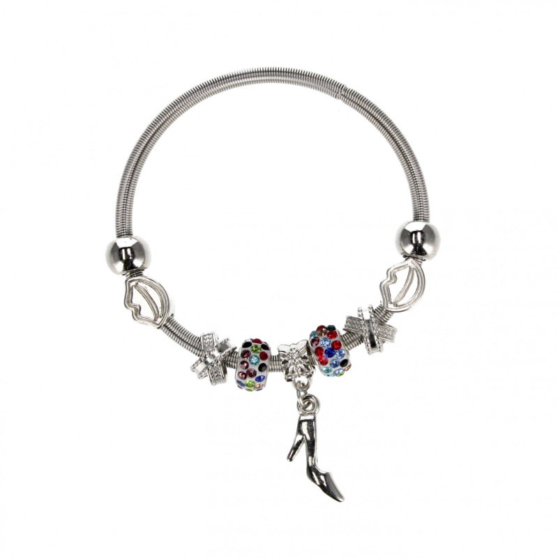 Kovový náramok s príveskom 3