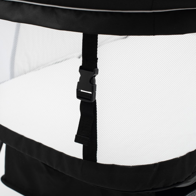 Skladacia postieľka-kolíska DreamyNest Baby Mix čierna 5