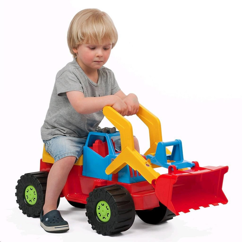 Detské odrážadlo Bager nakladač BAYO 74 cm modrý 1
