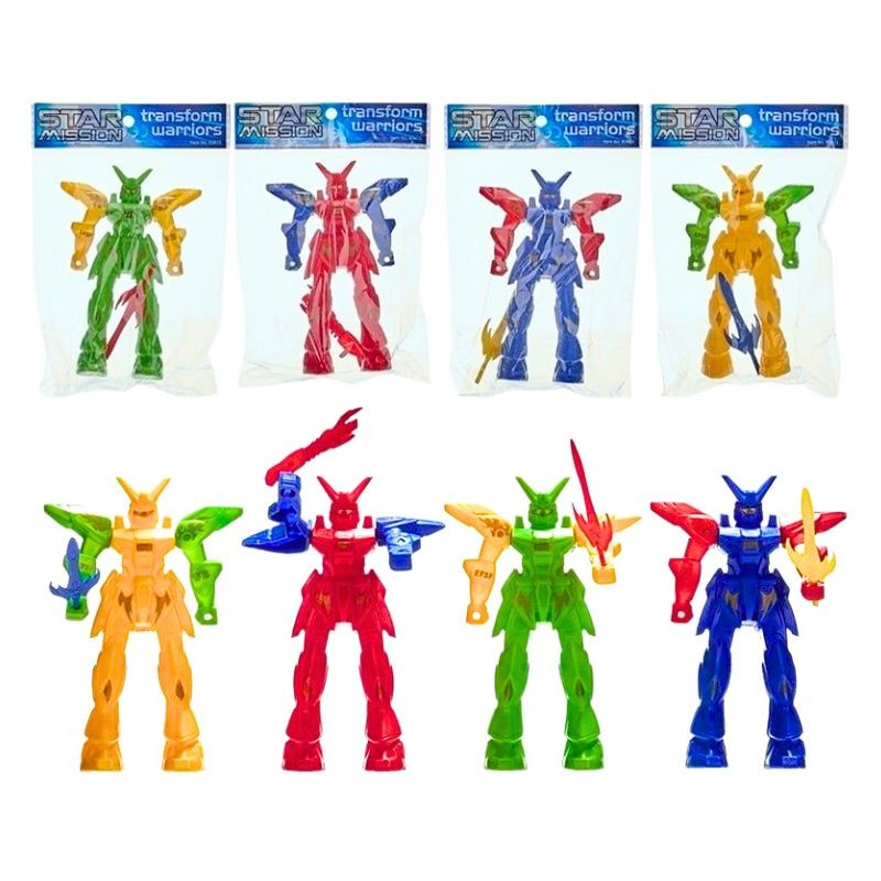 Transform Warrior Hviezdna Misia 4 druhy