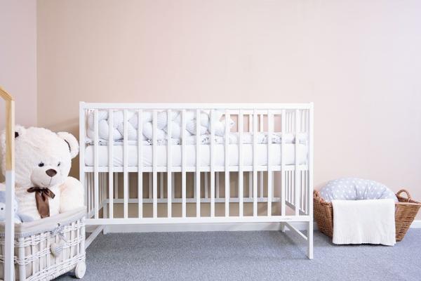 Detská postieľka New Baby BASIC štandard biela