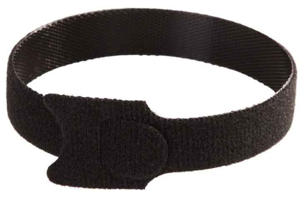 Páska čierna na suchý zips 210 mm x 12 mm, 10 ks, GEKO 3