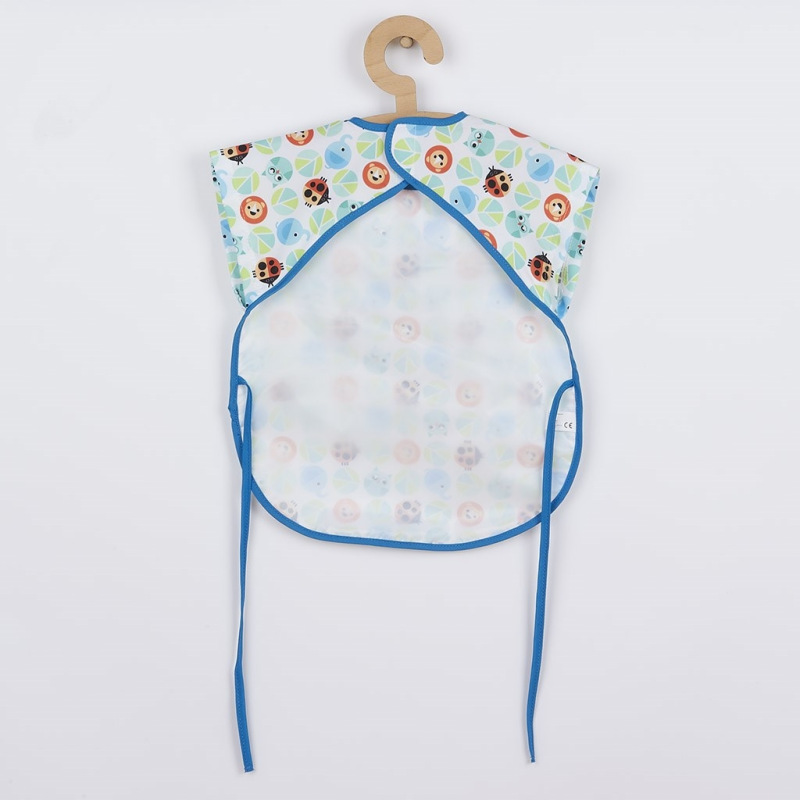 Dojčenský podbradník-zástera New Baby 42x35 cm modrá 1