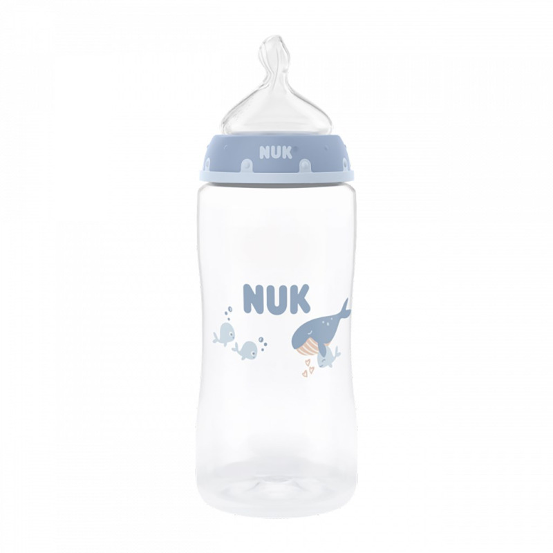 Dojčenská fľaša NUK First Choice Temperature Control 300 ml Whale 1