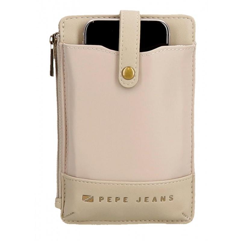 Pepe Jeans Morgan Beige - Kabelka na mobil / Peňaženka, 7925033