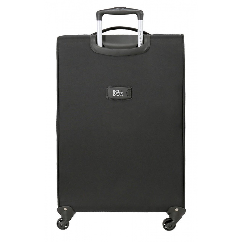 Veľký textilný kufor (large) 76x48x29 cm – Roll Road Royce Black, 93L, 5019321 8