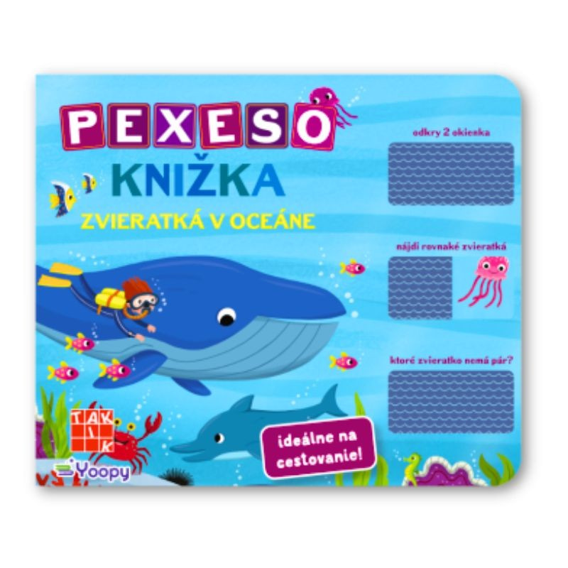 PEXESO Knižka: Zvieratká v oceáne