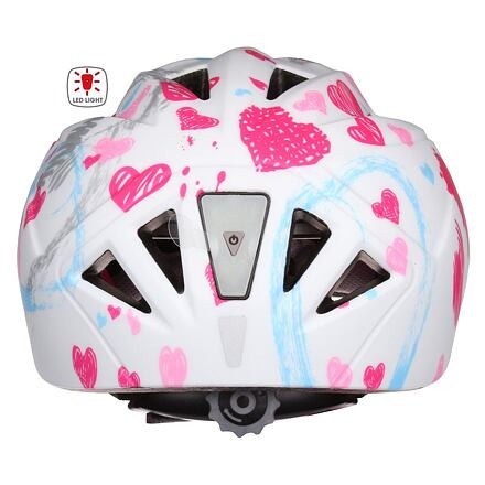 Etape Pluto Light detská cyklistická prilba biela-ružová, veľ. S-M 1
