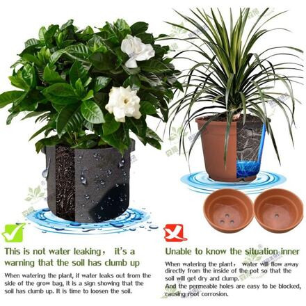 Grow Bag 19L textilný kvetináč 7