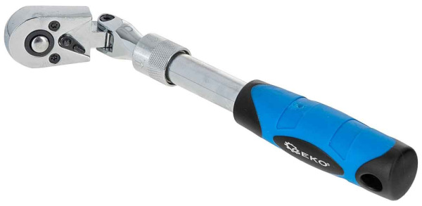 Račňa 1/4" teleskopická s kĺbom, 210-278 mm, GEKO 1