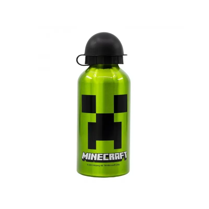 Hliníková fľaša na pitie MINECRAFT, 400ml, 40734