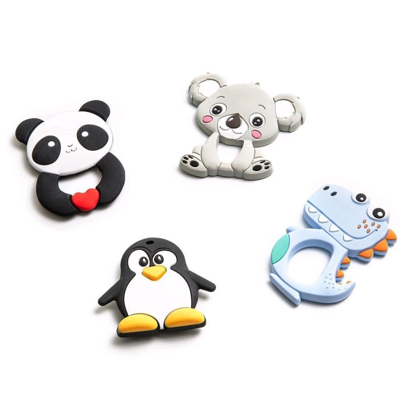 Detské silikónové hryzátko Akuku Medvedík 3