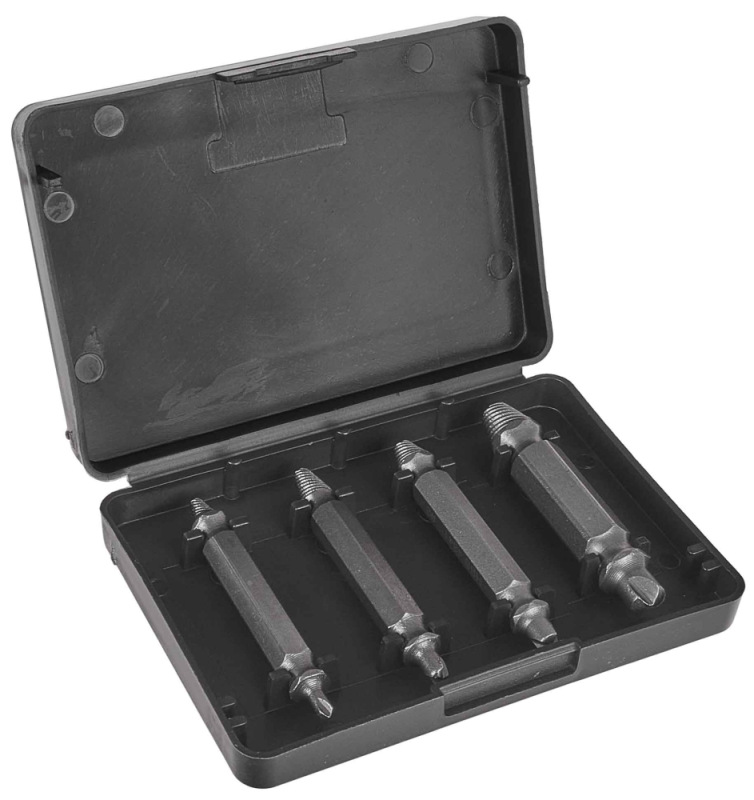 Sada vyťahovačov zalomených skrutiek 4-dielna, KELTIN 2