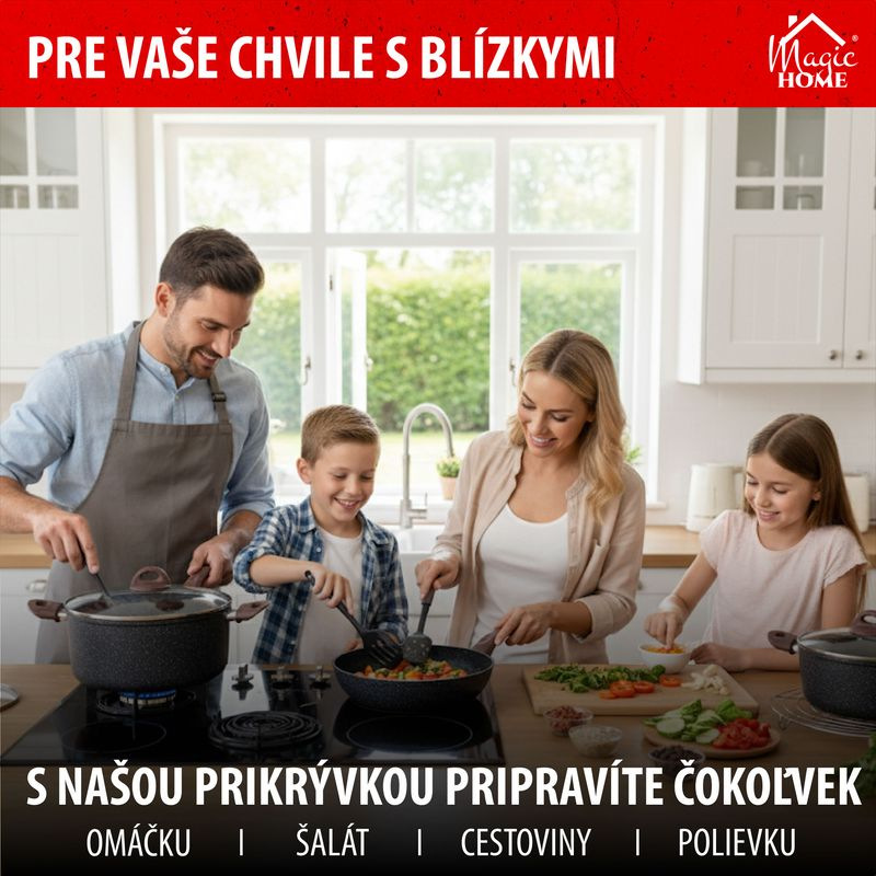 Pokrievka MagicHome Black Marble Line, sklenená, 24 cm 4