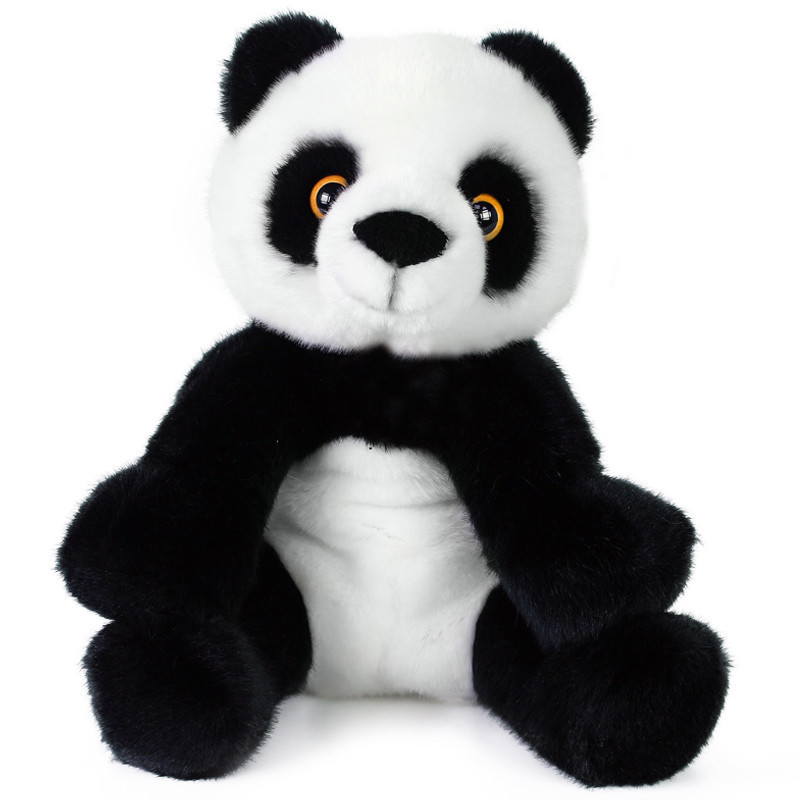 Plyšová panda sediaca