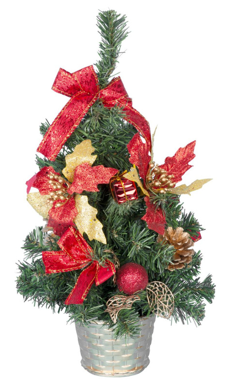 Stromcek MagicHome Xm5277, 40 cm, pine, green/red
