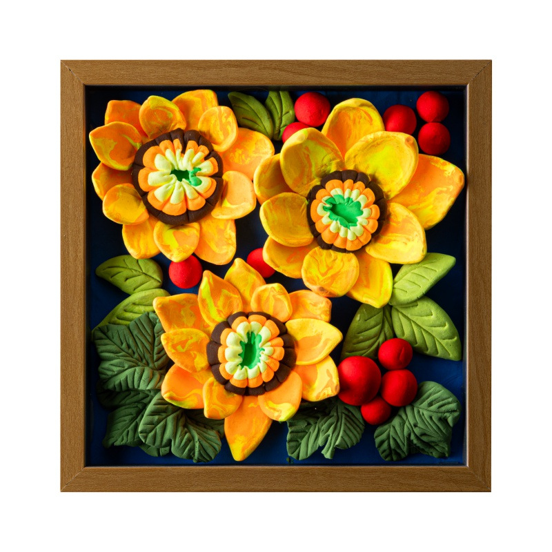 Modelovacia hmota s rámikom Astra Sensorio Art – Slnečnice, 30 farieb, 336125003 1