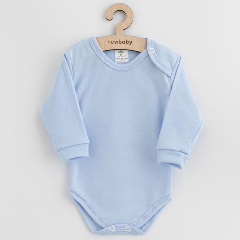 Dojčenské bavlnené body New Baby modrá 62 (3-6m)