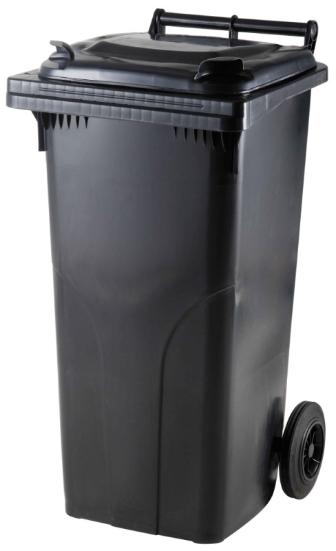 KUKA - nádoba na odpad 120 l, plastová čierna