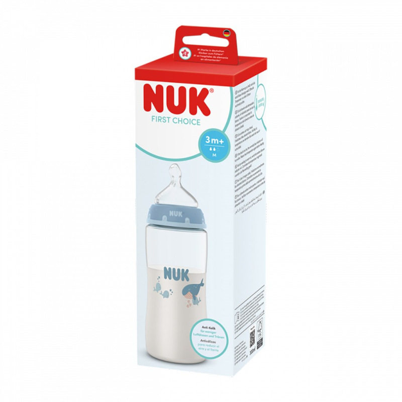 Dojčenská fľaša NUK First Choice Temperature Control 300 ml Whale 2