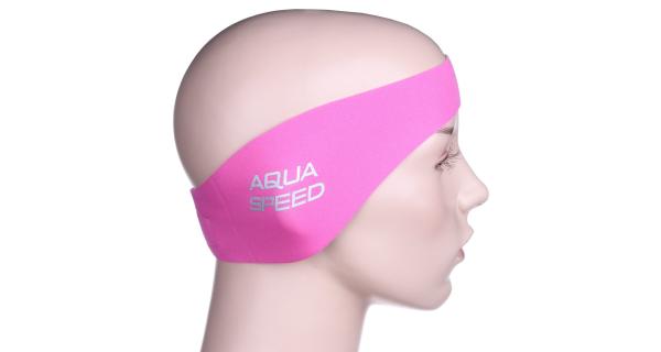 Aqua-Speed Ear Neo kúpacia čelenka junior ružová