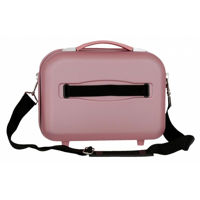 JOUMMA BAGS Movom Riga Pink, ABS Cestovný kozmetický kufrík, 21x29x15cm, 9L, 5993965