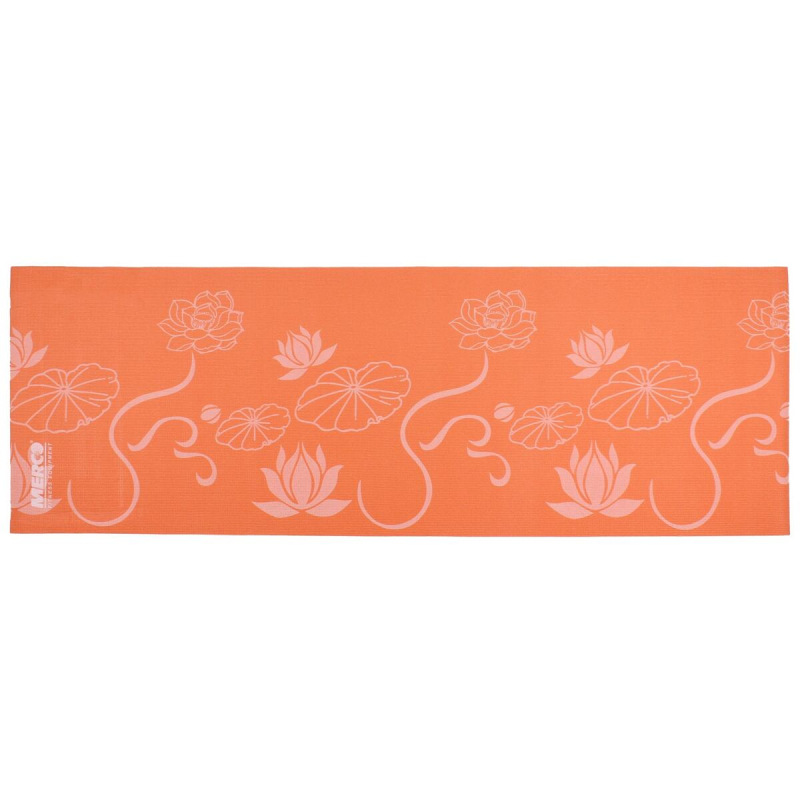 Print PVC 4 Mat podložka na cvičenie oranžová 1