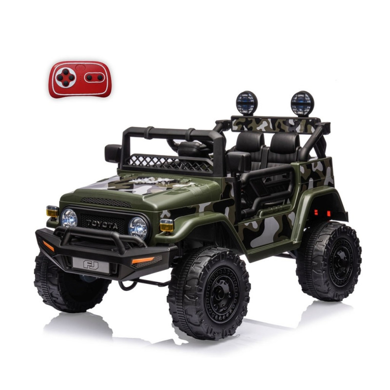 Elektrické autíčko Milly Mally Toyota FJ Cruiser Army 1